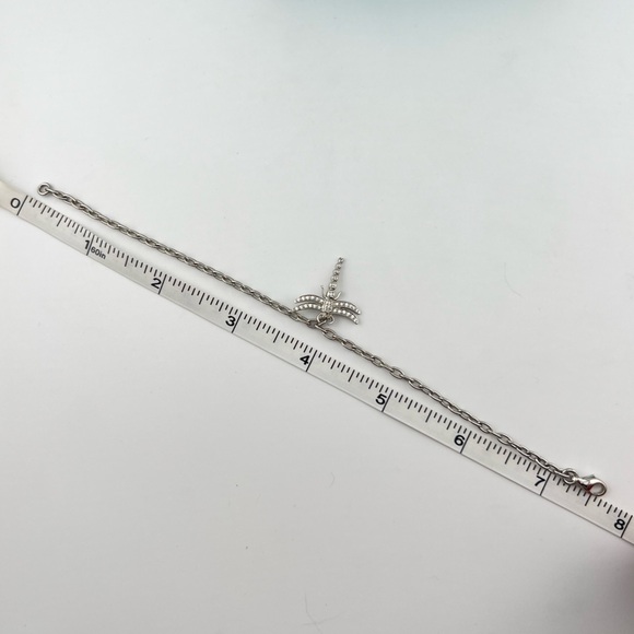 RARE Tiffany & Co. Platinum Diamond Dragonfly Bracelet 7.675" 🪲 - Picture 7 of 7